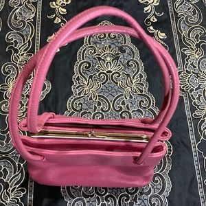 Vintage Marie Leavell Triple Compartment Handbag